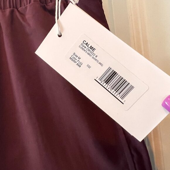 Johnny Was Calme Elements Drawstring Waist Shorts Inner Brief and Pocket… - Picture 7 of 7